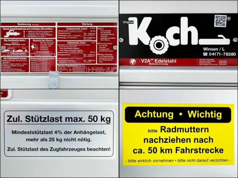 Koch Deckelanhänger Höhe:65cm 1000kg|Typ B1000|Angebot – Bild 17