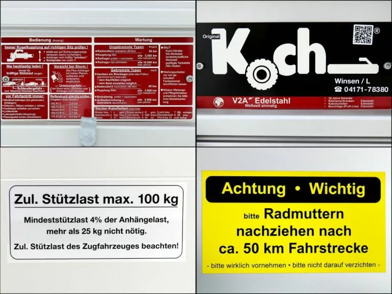 Koch Tandemanhänger Bagger 150x300cm 2600kg|Typ 7.26 – Bild 13