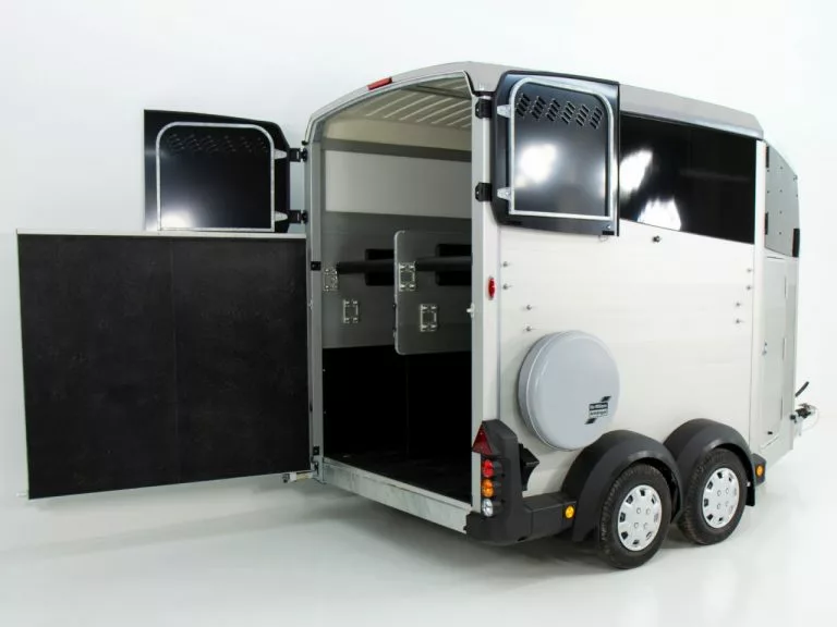 Ifor Williams Pferdeanhänger HBX 511|neues Modell|silber – Bild 4