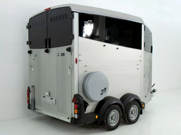 Ifor Williams Pferdeanhänger HBX 511|neues Modell|silber – Bild 3