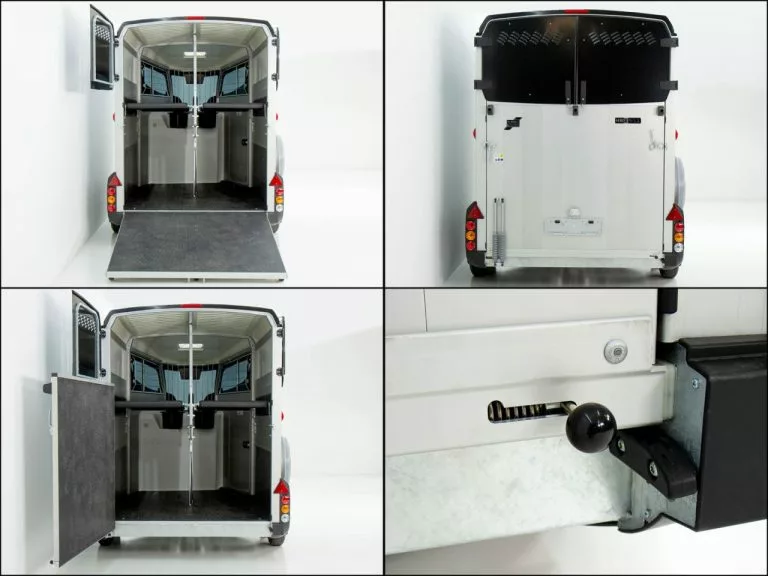 Ifor Williams Pferdeanhänger HBX 511|neues Modell|silber – Bild 7