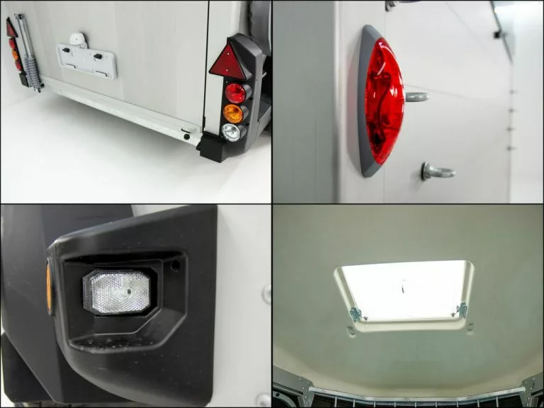 Ifor Williams Pferdeanhänger HBX 511|neues Modell|silber – Bild 8
