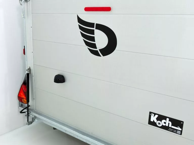 Debon Kofferanhänger Cargo H201 2,6t|Alu|Polybug|Tür|schwarz – Bild 6