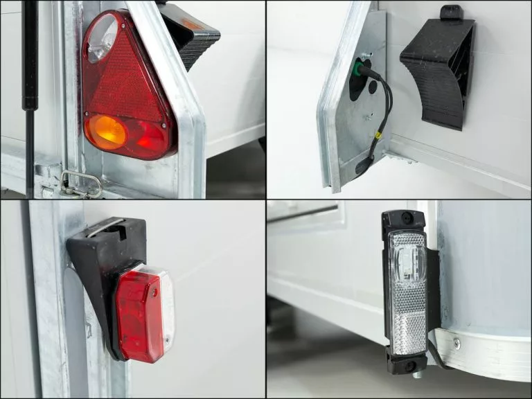 Debon Kofferanhänger Cargo H201 2,6t|Alu|Polybug|Tür|schwarz – Bild 12