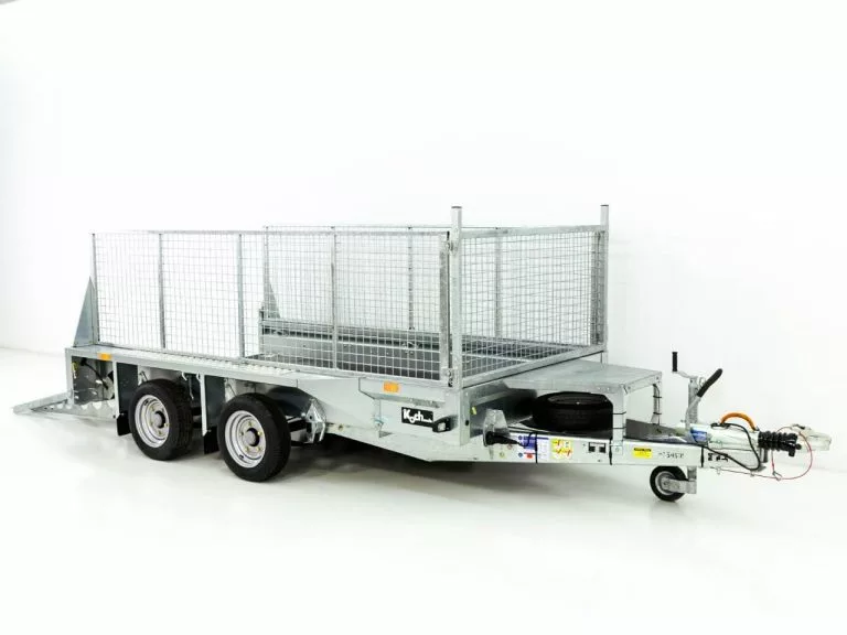 Ifor Williams Baumaschinenanhänger GX105 HD 3,5t|Auffahrrampe|Gitter – Bild 4