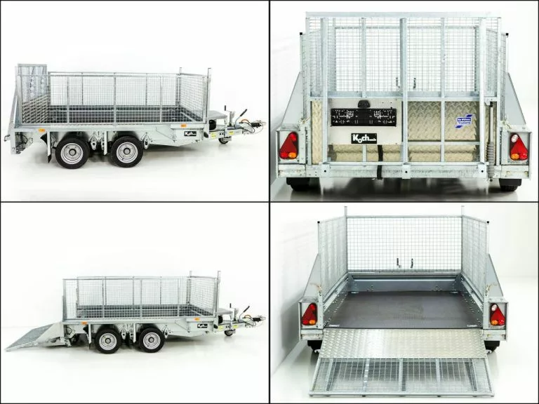 Ifor Williams Baumaschinenanhänger GX105 HD 3,5t|Auffahrrampe|Gitter – Bild 12