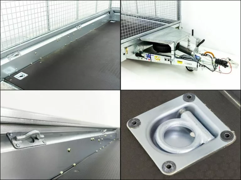 Ifor Williams Baumaschinenanhänger GX105 HD 3,5t|Auffahrrampe|Gitter – Bild 10