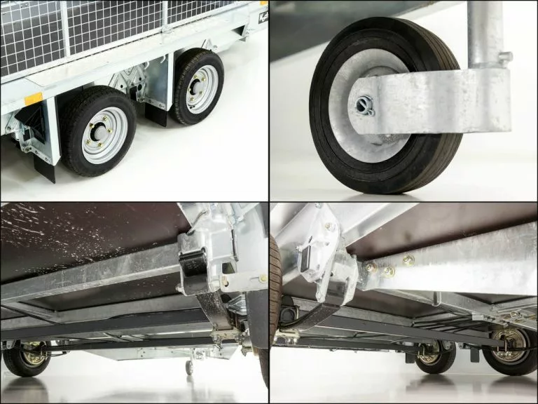 Ifor Williams Baumaschinenanhänger GX105 HD 3,5t|Auffahrrampe|Gitter – Bild 8