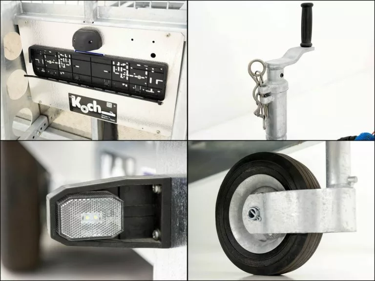 Ifor Williams Baumaschinenanhänger GX105 HD 3,5t|Auffahrrampe|Gitter – Bild 6