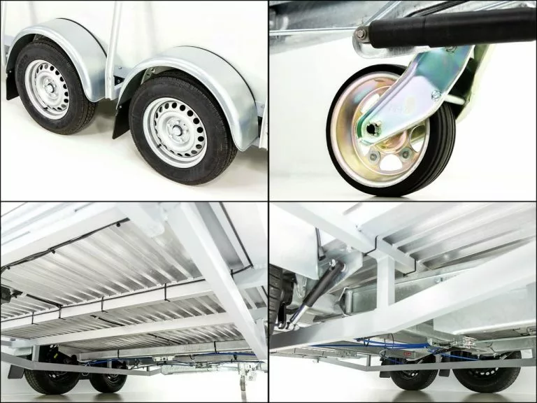 Koch Profi Viehanhänger 185x550cm Höhe:185 3,5t Klappenkombi – Bild 8