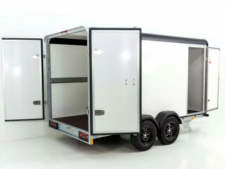 Henra Kofferanhänger Boxvan black 183x365cm H:190 2,7t|Türe – Bild 4