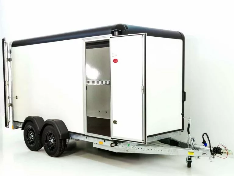 Henra Kofferanhänger Boxvan black 183x365cm H:190 2,7t|Türe – Bild 2