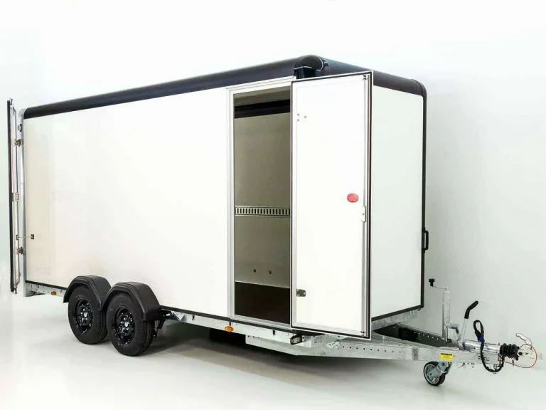 Henra Kofferanhänger Boxvan black 183x465cm H:220 2,7t|Türe – Bild 3