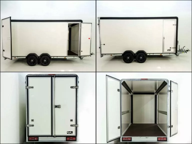 Henra Kofferanhänger Boxvan black 183x365cm H:220 2,7t|Türe – Bild 6