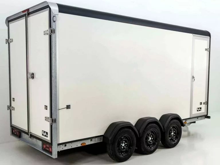 Henra Kofferanhänger Boxvan black H:220 3,5t |Tridem|Türe – Bild 3