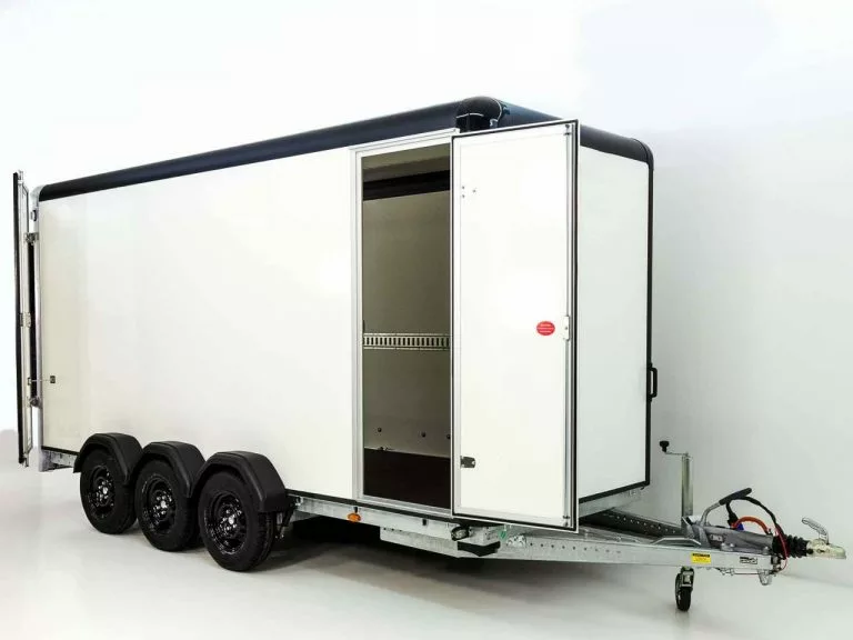 Henra Kofferanhänger Boxvan black H:220 3,5t |Tridem|Türe – Bild 4