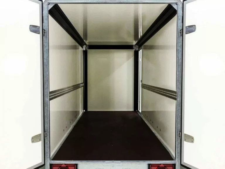 Henra Kofferanhänger Boxvan black H:220 3,5t |Tridem|Türe – Bild 5