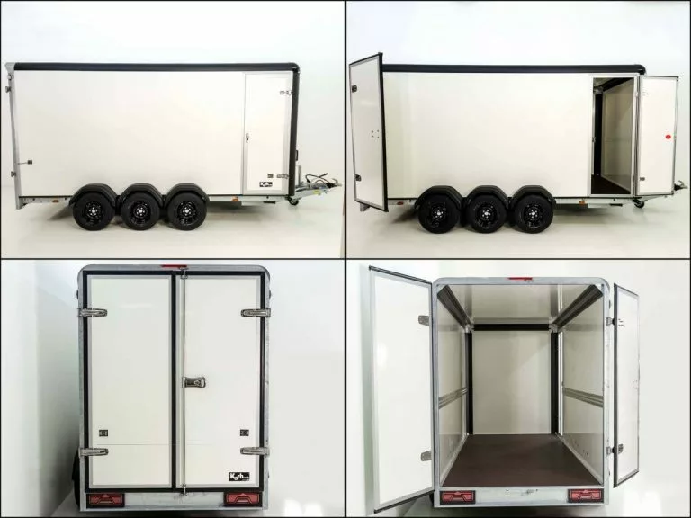 Henra Kofferanhänger Boxvan black H:220 3,5t |Tridem|Türe – Bild 8