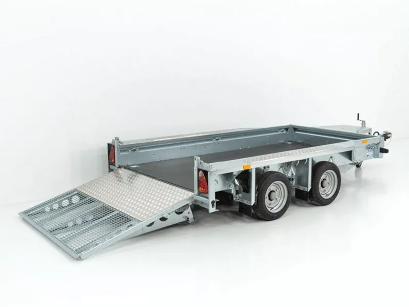 Ifor Williams Baumaschinenanhänger GX105 2,7t|Auffahrrampe