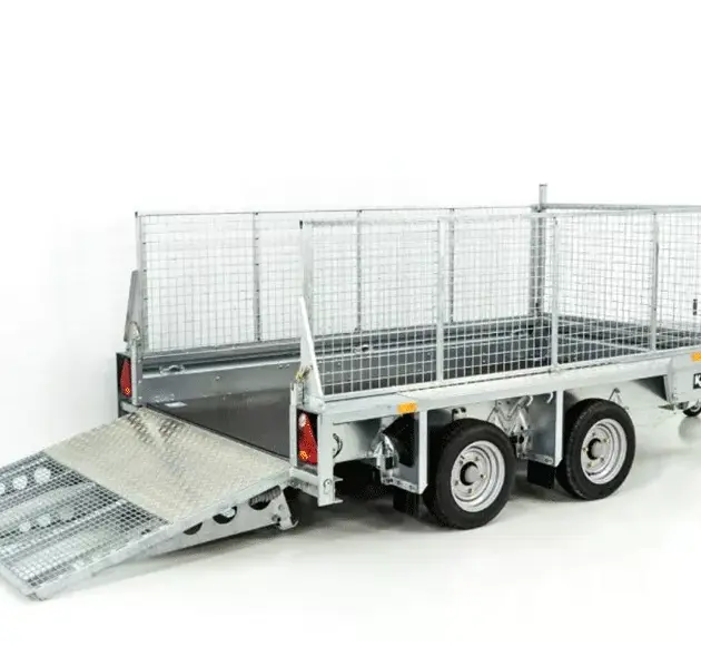 Ifor Williams Baumaschinenanhänger GX105 HD 3,5t|Auffahrrampe|Gitter
