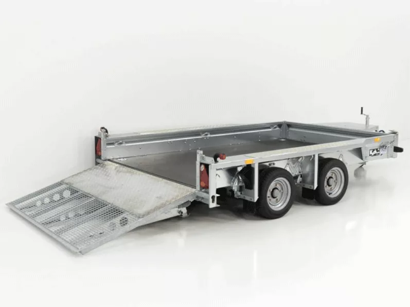 Ifor Williams Baumaschinenanhänger GX105 HD 3,5t|Auffahrrampe