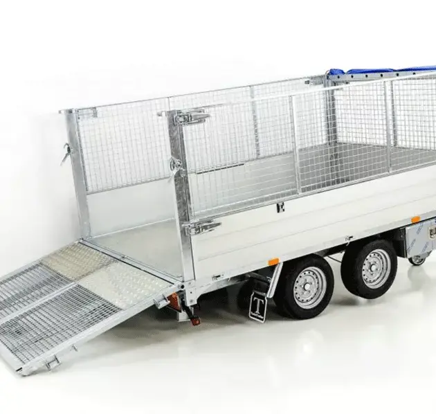Twintrailer Multi-Heckkipper TT30-30 3,0t|120cm|Tandem|Netz
