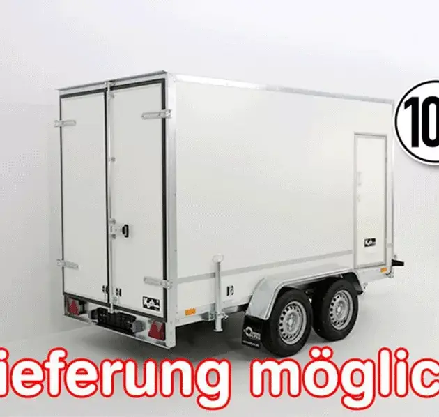Kofferanhänger BK 146x304cm Höhe:180cm 2,0t|Seitentür