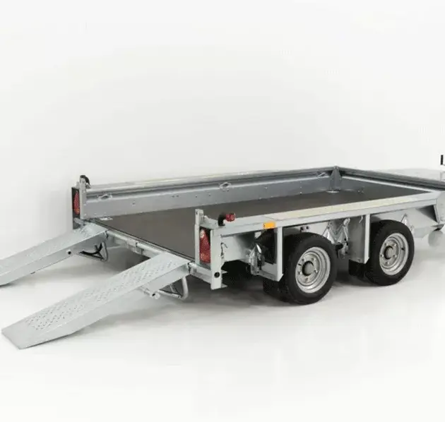 Ifor Williams Baumaschinenanhänger GX105 HD 3,5t|Auffahrschienen