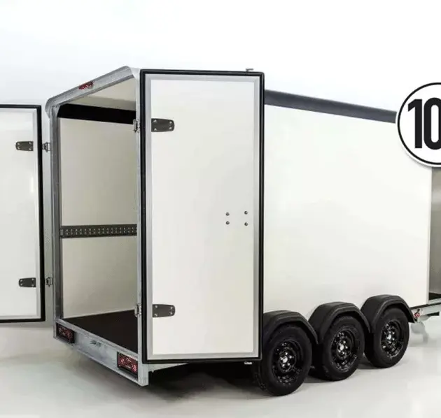 Henra Kofferanhänger Boxvan black H:220 3,5t |Tridem|Türe