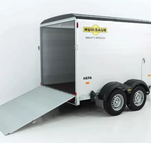 Humbaur Kofferanhänger HKPA H180 2,6t|Alu|Polybug|anthrazit