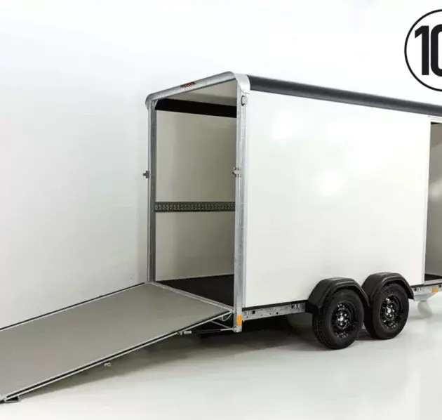 Henra Kofferanhänger Boxvan black  H:190 2,7t|Rampe Türe
