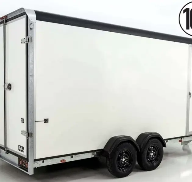 Henra Kofferanhänger Boxvan black 183x465cm H:220 2,7t|Türe