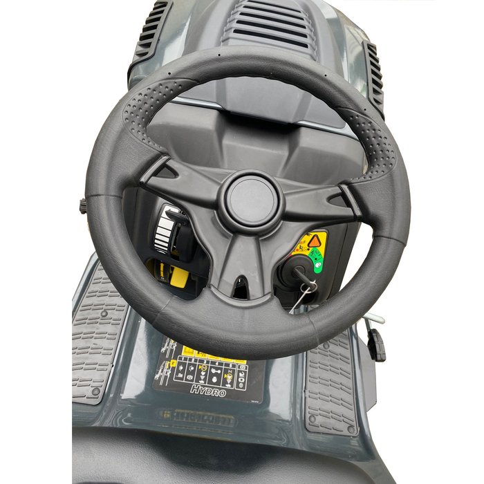 BLACK EDITION® 175/92 H Rasentraktor inkl. Schneeschild 120 Plus + Ketten – Bild 8