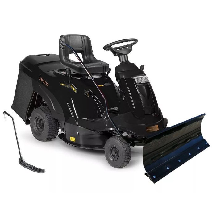 BLACK EDITION® Combi PRO 155/72 H Aufsitzmäher inkl. Schneeschild 110 Plus
