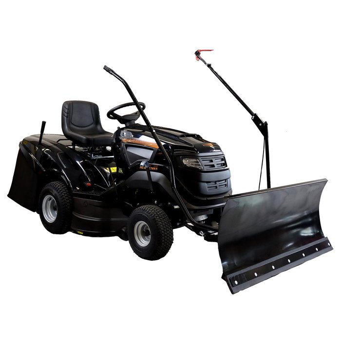 BLACK EDITION® PRO 220/102 Twin HK Rasentraktor inkl. Schneeschild 120 Plus