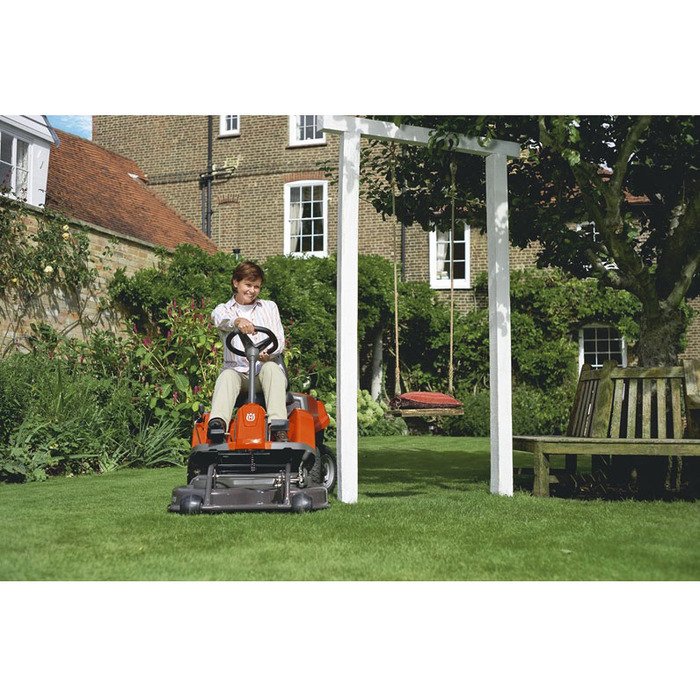 HUSQVARNA R 112C5 Aufsitzrasenmäher inkl. Mähdeck Combi 85 – Bild 2
