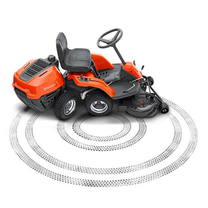 HUSQVARNA R 112C5 Aufsitzrasenmäher inkl. Mähdeck Combi 85 – Bild 6