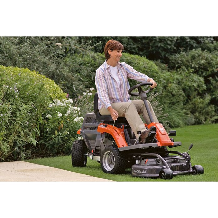HUSQVARNA R 112C5 Aufsitzrasenmäher inkl. Mähdeck Combi 85 – Bild 3
