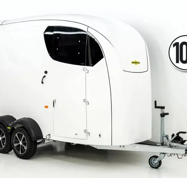 Humbaur Pferdeanhänger Maximus 2700 S|weiß|Schraubfederfahrwerk
