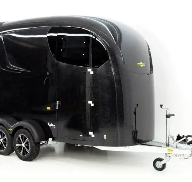 Humbaur Pferdeanhänger Maximus 2700 S|schwarz|Sattelkammer|