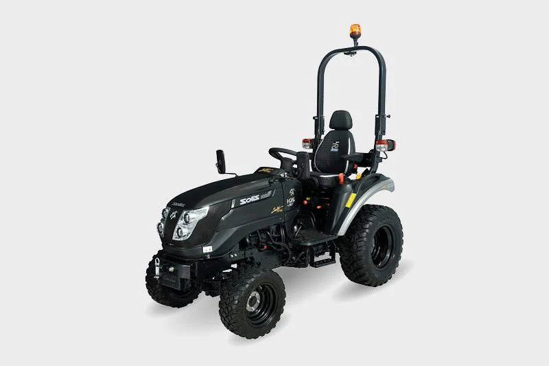 Solis Kompakttraktor 26 HST Panther Sondermodell in Schwarz Grundmaschine ohne Bereifung – Bild 16
