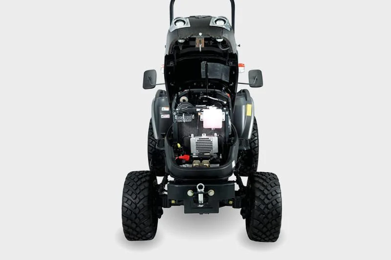 Solis Kompakttraktor 26 HST Panther Sondermodell in Schwarz Grundmaschine ohne Bereifung – Bild 10
