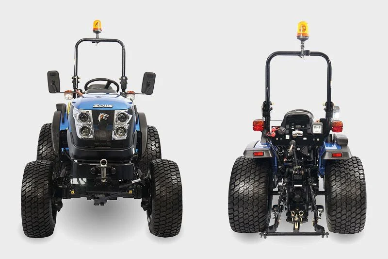 Solis Kompakttraktor 26 Tiger Blau-Metallic Sondermodell Grundmaschine ohne Bereifung – Bild 8