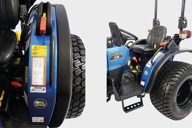 Solis Kompakttraktor 26 Tiger Blau-Metallic Sondermodell Grundmaschine ohne Bereifung – Bild 2