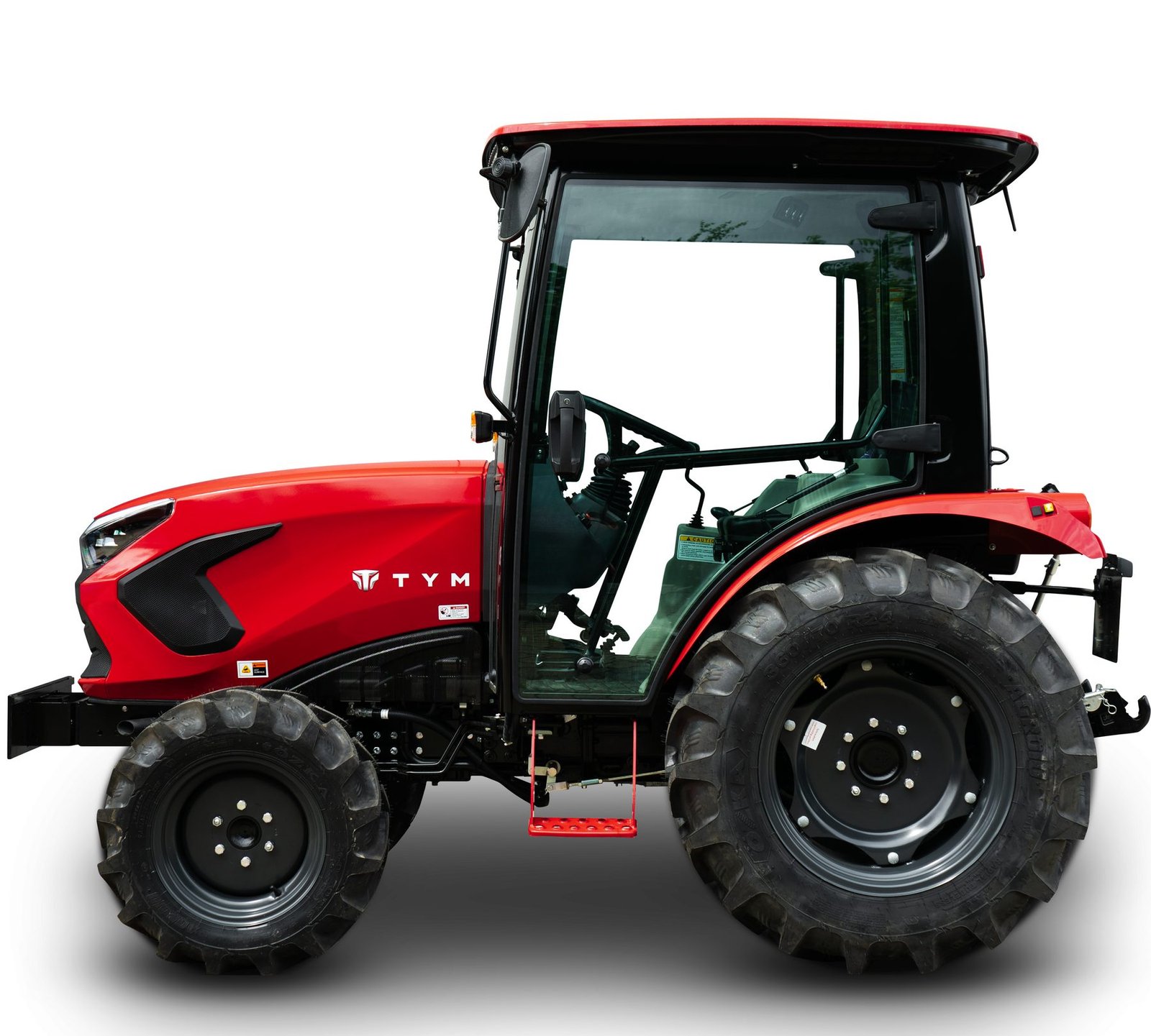 Tym Allrad-Kompakttraktor F50Chn Grundmaschine mit Kabine ohne Bereifung