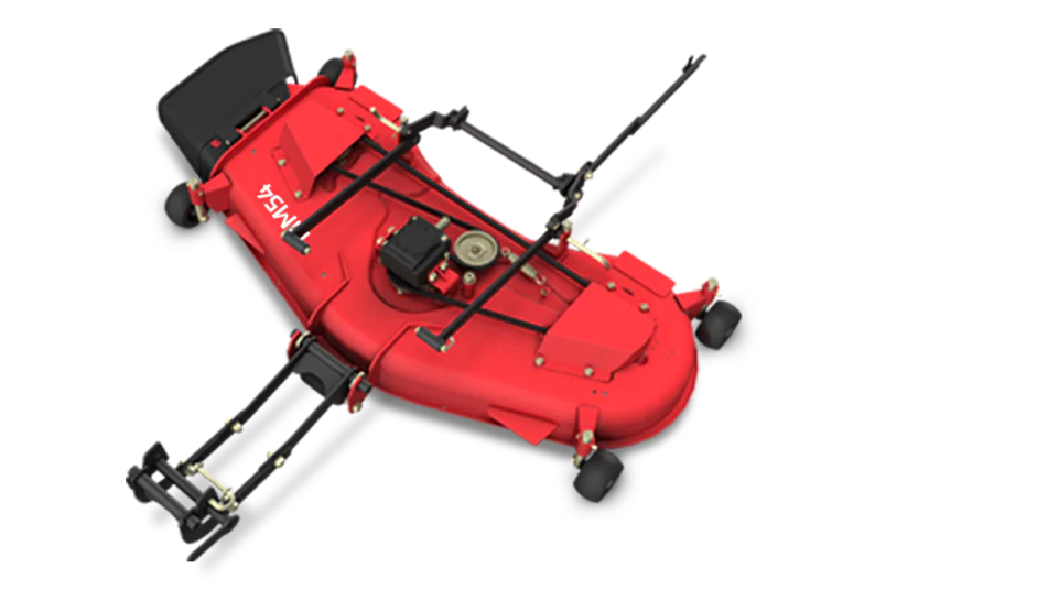 Tym Allrad-Diesel-Kleintraktor T194 mit Rasenbereifung und 137cm Zwischenachsmähwerk – Bild 3