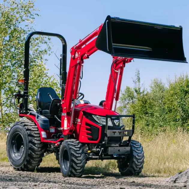 Tym Allrad-Kompakttraktor T255 mit Rasenbereifung und Frontlader – Modell 2025