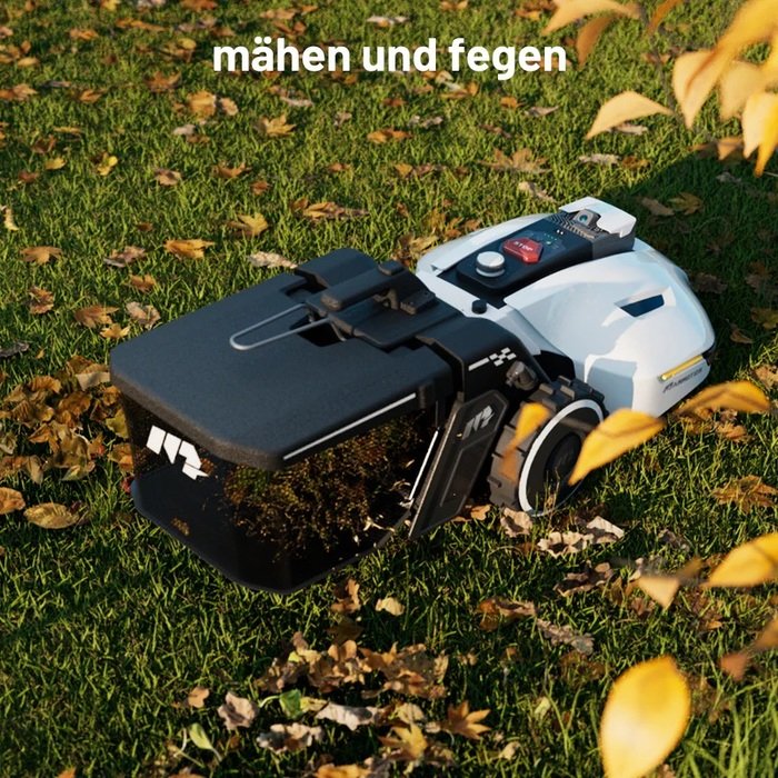 MAMMOTION YUKA 1500 Mähroboter mit Kehrmaschinen-Kit – Bild 2