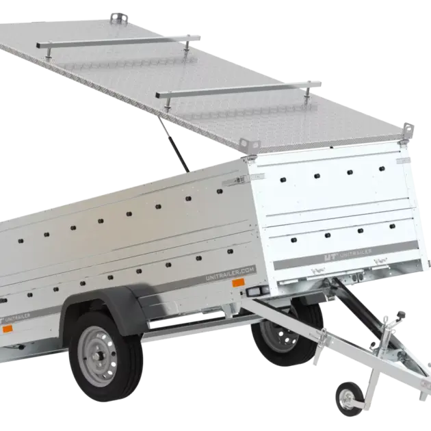 Anhänger GARDEN TRAILER 264 KIPP mit Bordwandaufsatz und Aludeckel