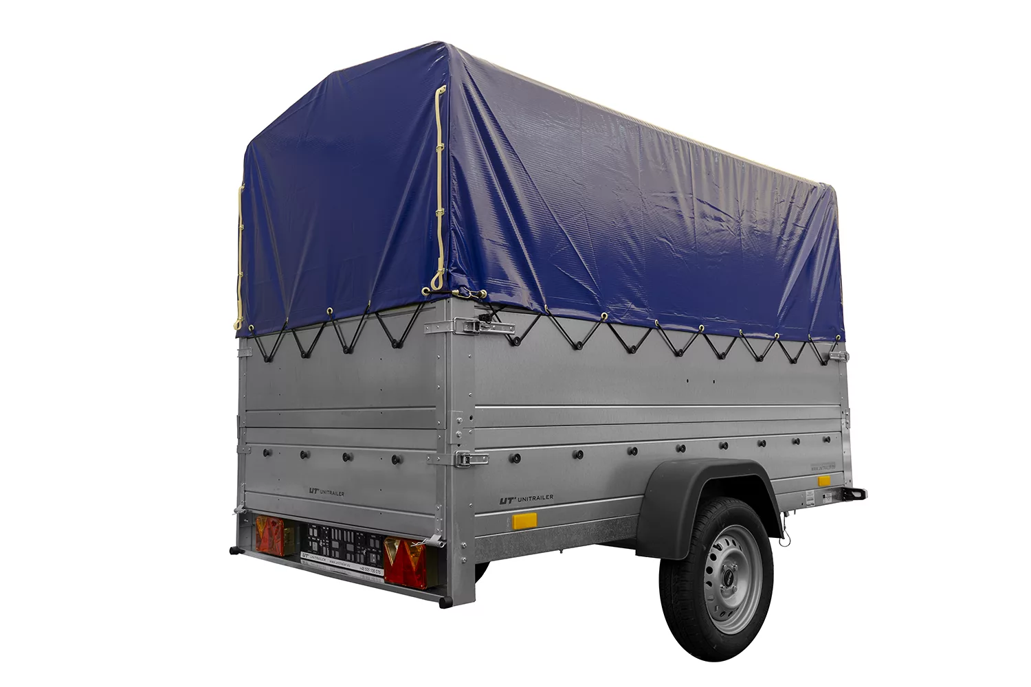 Führerschein B Anhänger GARDEN TRAILER 230 KIPP mit Stützrad, zusätzlichen Bordwänden, Hochplane und Hochspriegel H800 – Bild 3